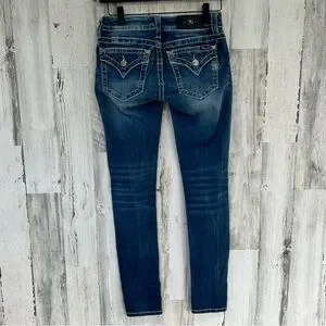 Jean Skinny Miss Me M1001S31 - Taille 25 X 29, Bleu Foncé, Neuf Avec étiquette
